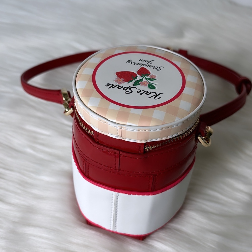 NWT💃Kate Spade Strawberry Dreams 3D Jam Crossbody - Picture 5 of 8